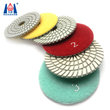 High Grade Diamond Abrasive Tool 3 Steps Wet Diamond Polishing Pad